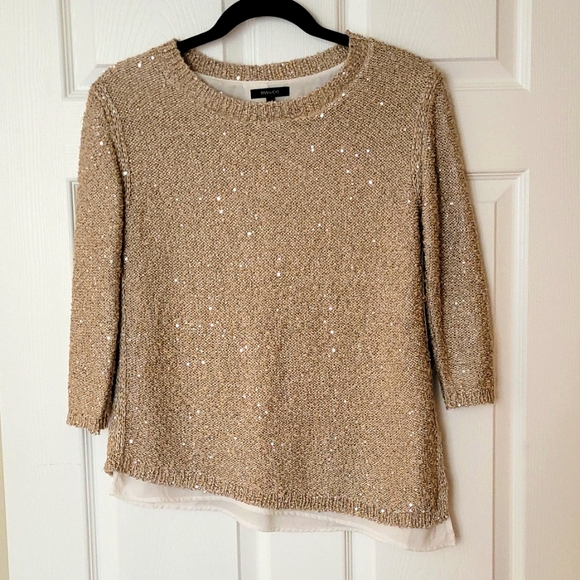 RE & CO xs Gold Sweater - Picture 1 of 7